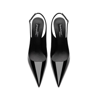 Sexy Super High Heels Women Shoes Pointed Toe Sandals 2025 Elegant Summer Slingback Pumps Shoes Trend Dress Mujer De Zapatillas.