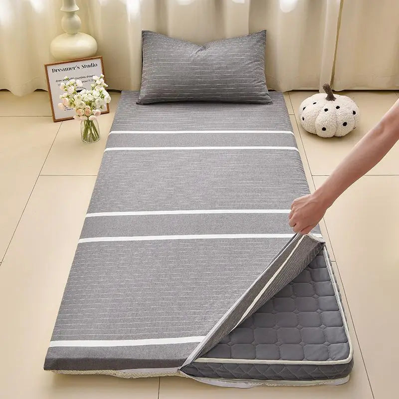 WOSTAR Geometric printed mattress protector cover with zipper fully enclosed single bed sheet pure cotton protection pad 90x190