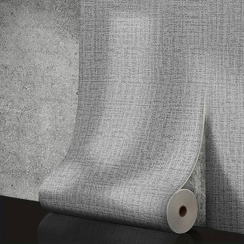 50 cm x 2,8/5/10 m Leinen einfarbig 3D verdickter wasserdichter Schaumstoff selbstklebende Hintergrundwand Renovierung Tapete Wandaufkleber