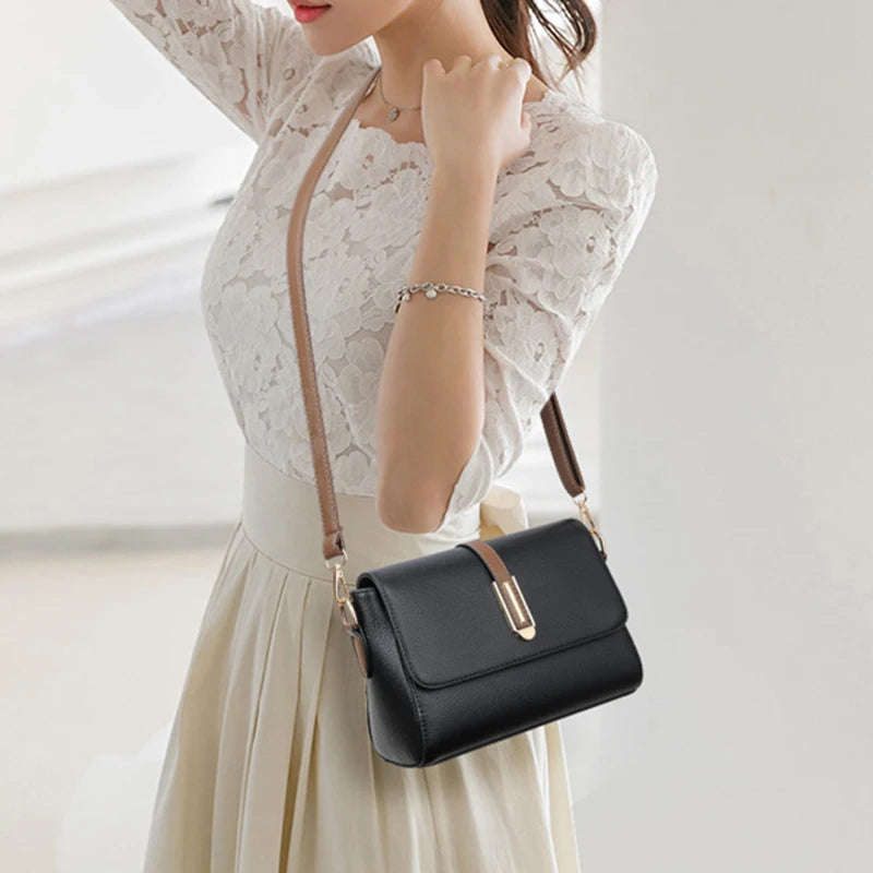 Fashion Crossbody Bag ,PU Leather Messenger Bag ,Versatile Sling Shoulder Women's Bag, Small Handbags.
