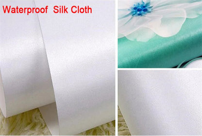 Maßgeschneiderte cremefarbene abstrakte Kunst, Feder-Blumenmuster, Tapete, TV-Hintergrund, Wanddekoration, Schlafzimmer, europäisches Wandbild