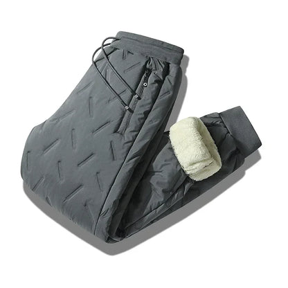 Men's down trousers autumn and winter new padded and thickened outdoor -20 degrees snow warm bottoms men's windproof Harem Pants