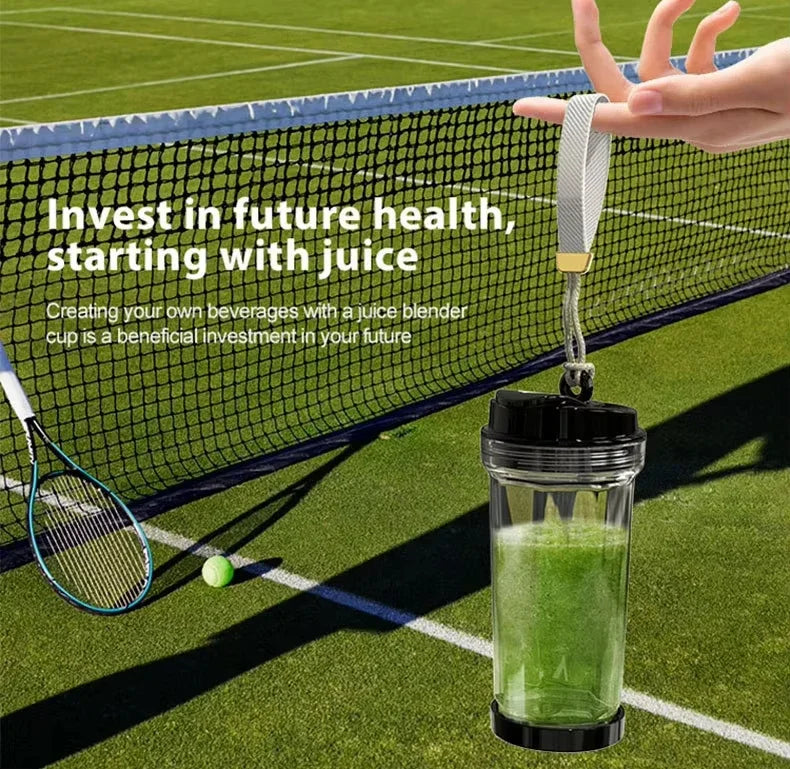 New Portable Juicer Dual-use Juice Cup USB 4000mAh Battery Indoor Outdoor Fruit Blender 300W Smoothie Juice Bottle Cup Blender.