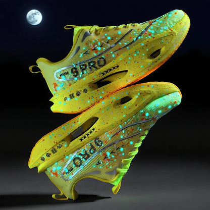 New Soft Sole Cushioning Men's Running Shoes for Women High-quality Road Jogging Shoes Light Comfy Sneakers Reflective Night Run