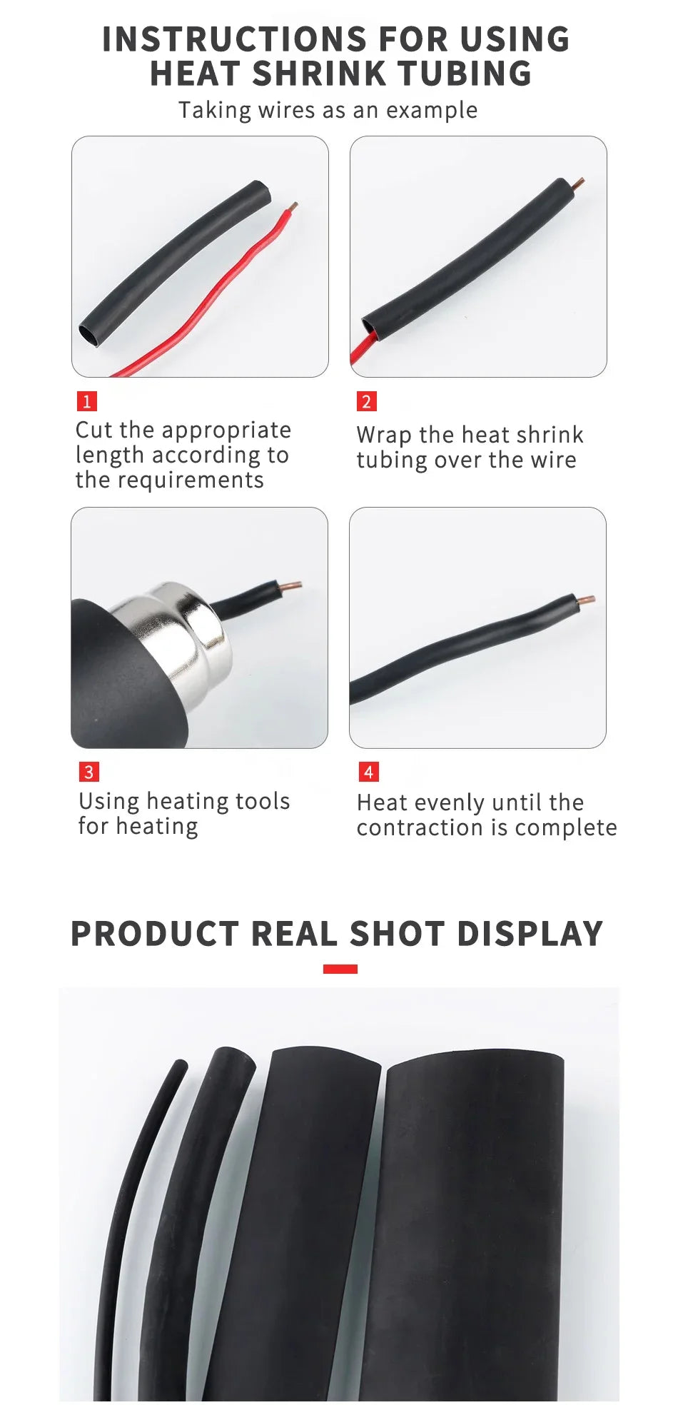 100 Meters/10M Diameter 2.4~25.4mm 3:1 Ratio Adhesive Lined Heat Shrink Tubing Waterproof Wire Wrap Insulated Lined Cable Sleeve.