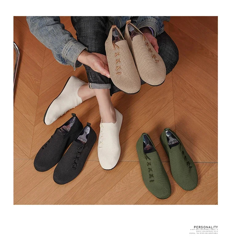 YRZL Men's Comfortable Shoes Breathable Walking Shoes Summer Mesh Loafers Anti Slip Casual Sneakers Lightweight Shoes for Men.