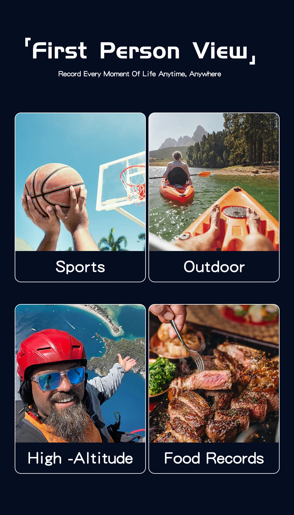 SJCAM C300 4K Action Camera Touch Screen 6-Axis Gyro Stabilization 30m Waterproof 1000+2800mAh Battery 460Min Recording