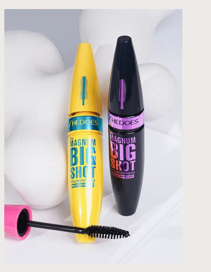 Pink Mascara Waterproof Long Lasting Curling False Eyelash Professional Volume Natural Eyelash Makeup Tools  Lashes Brush.