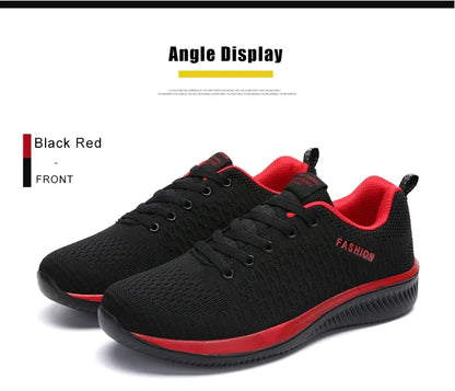 YRZL Sneakers Men Running Shoes Lightweight Sport Shoes Classical Mesh Breathable Casual Shoes Fashion Man Sneakers