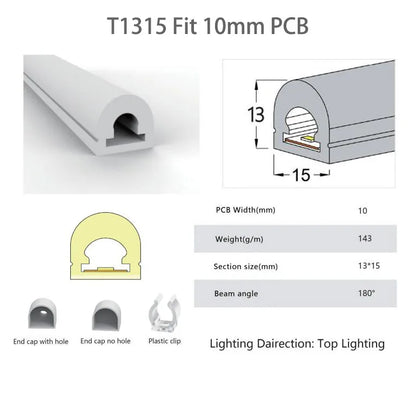 WS2812B WS2811 LED Strip Neon Rope Silica Gel Tube IP67 Waterproof For WS2815 SK6812 5050 RGB Light Ourdoor Decoration.