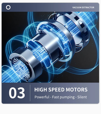 Electric Vacuum Sealer Dry/Wet Food Sealed Packaging Kitchen Food Storage Seal UV Sterilization Built-in Cutter Knife.