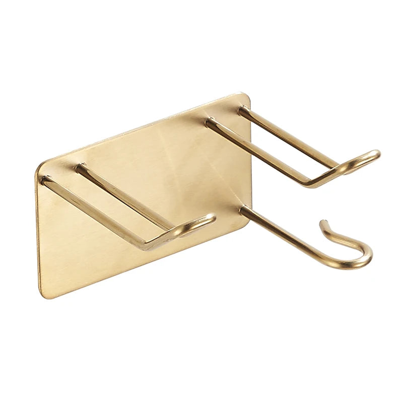 304 Edelstahl Haartrockner Rack hochwertige Bad Haartrockner Halter Wand selbst klebend ohne Stanzen wb8451