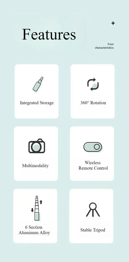 Cell Phone Selfie Stick Tripod Blue-tooth Remote Wireless Selfi Stick Phone Holder Stand with Beauty Fill Light for Phone.