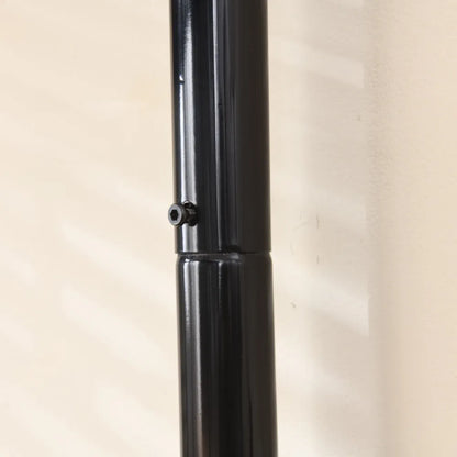 Etagenbett aus Metall, 90 x 200 cm, Etagenbett mit ausklappbarem Bett, erweiterbar auf zwei Einzelbetten oder Erwachsenenbetten, Schwarz