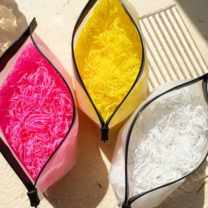 500/1000/2000pcs Girls Colourful Disposable Rubber Band Hair Ties Headband Children Ponytail Holder Bands Kids Hair Accessories.