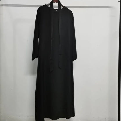 (No Scarf) Ramadan Eid Abaya Damen Dubai Luxury Kebaya Muslim Abayas Women Kaftan Long Dress Islam Dresses Caftan 9 Colors S-2XL.