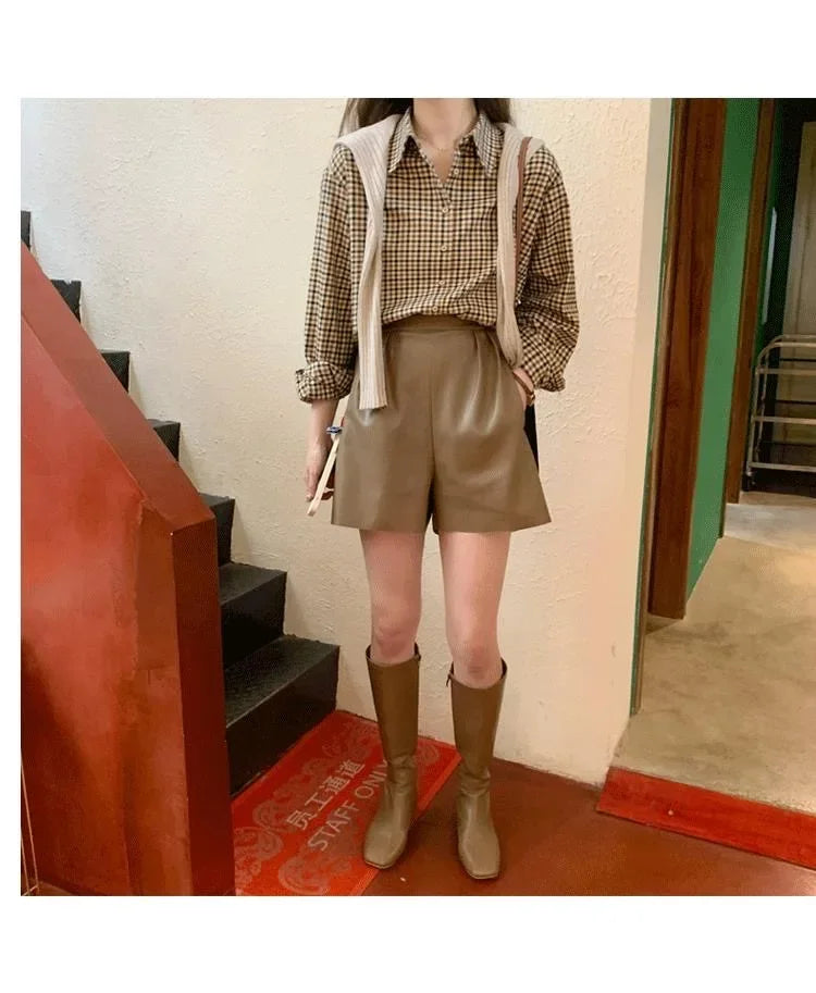 Fashion Casual Women's Plaid Shirt Autumn New Boutique Ladies Blouse and Tops Female Long Sleeve Blouses Clothes.