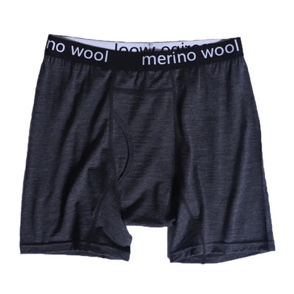 Herren-Boxershorts aus Merinowolle, Herrenunterwäsche, 100 % Merinowolle, Herren-Boxershorts aus Merinowolle, weich, bequem, atmungsaktiv, feuchtigkeitsableitend, USA-Größe