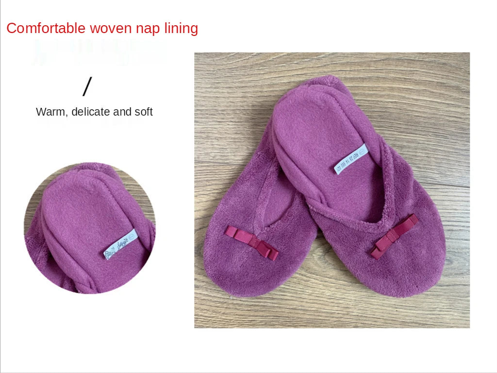 Home Slipper Women Winter Warm Indoor Floor Shoes Flat Fluffy Lazy Female Black house Ballerina Slipper Socks dancing Flipflop.