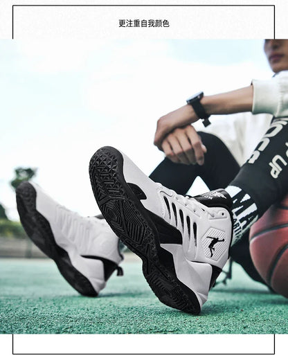 2024 Men Basketball Shoes Outdoor Sports Shoes Male Trendy Sneakers Wear Resistant Rubber Sole Basketball Shoes unisex 36-45