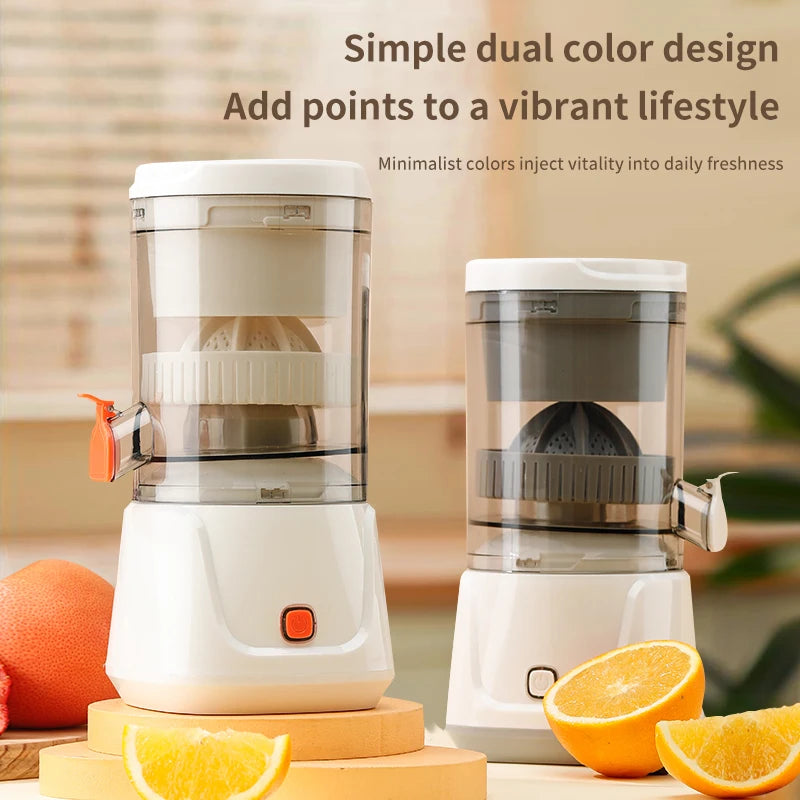 USB Charging Portable Electric Juicer 7.4V Orange Lemon Fruit Blender Household Juice Squeezer Mixer Citrus Juicer for Travel.