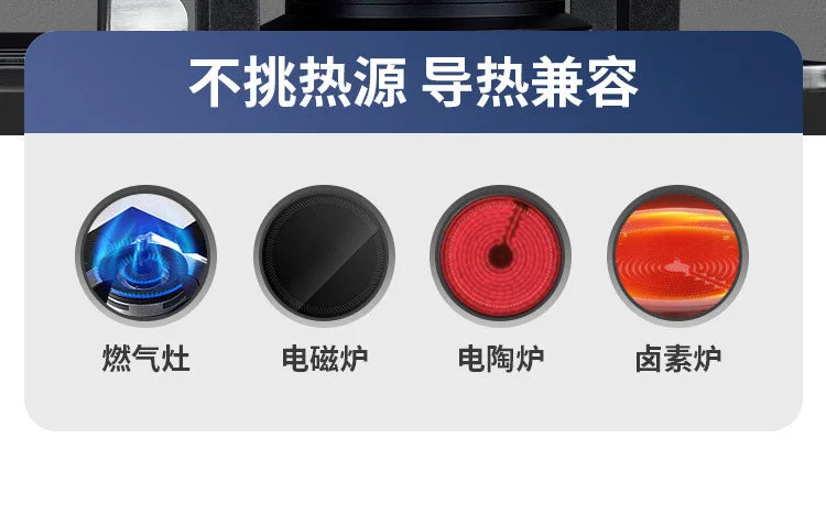 Pressure cooker, gas induction cooker, universal household gas, gas, open flame pressure cooker, large capacity