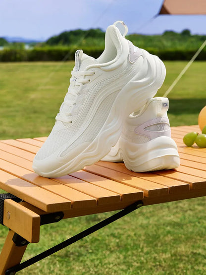 361 Degrees New Women Running RacingShock Absorbing Wear Casual All-Match Resistant Trendy Thick Bottom Female Sneaker 682412245.