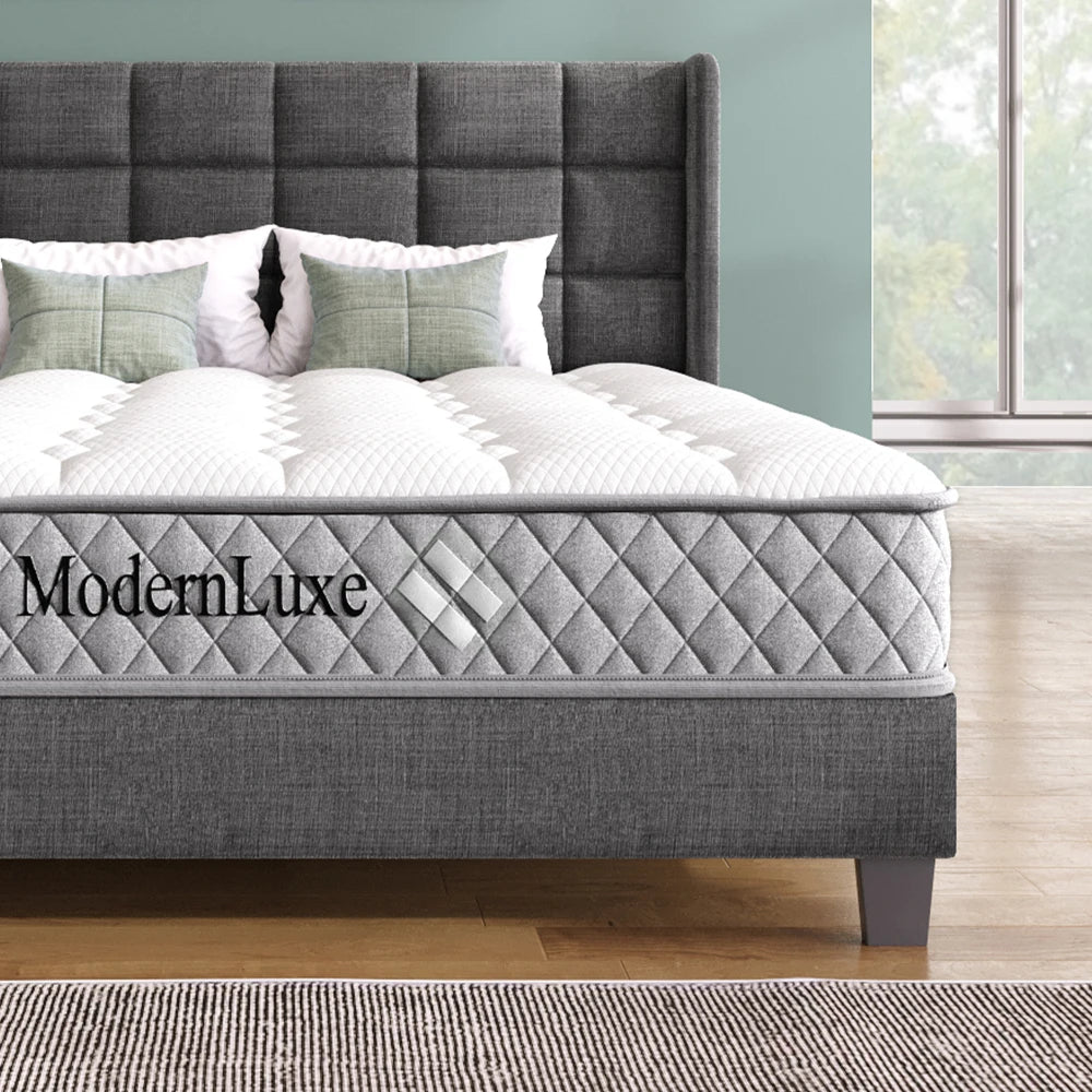 Orthopädische Kaltschaummatratze 90 x 200 cm, Matratze mit 7-Zonen-Taschenfederkernen, mittelfest – OEKO-TEX ®    Zertifiziert