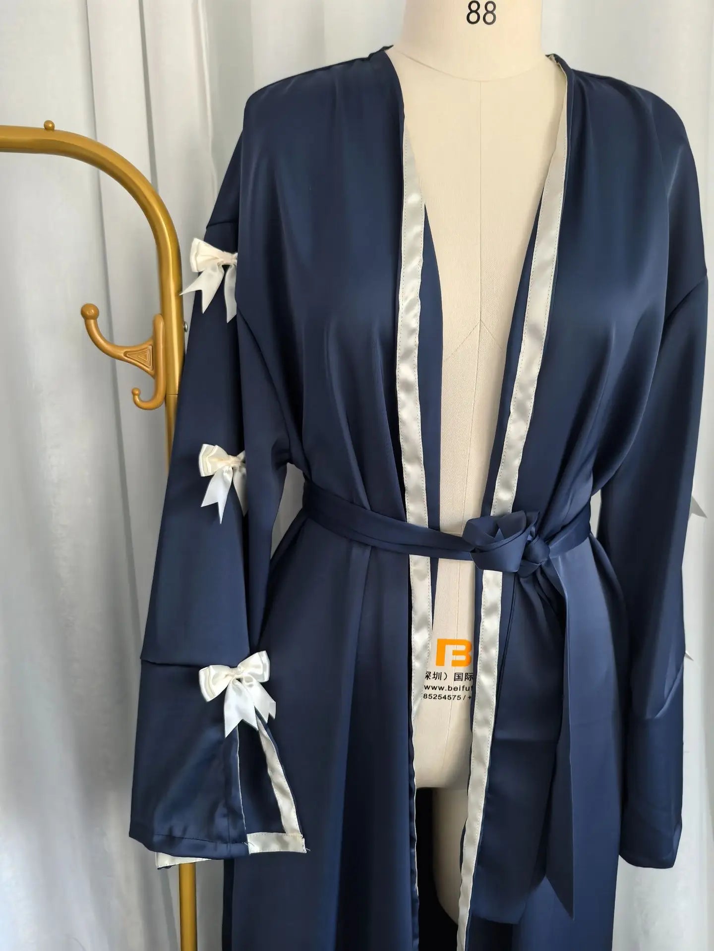 Eid Muslimischen Bogen Abaya Frauen Kleider Jalabiya Vestidos Largos Split Hülse Ramadan Marokko Dubai Lange Robe Party Islam Kaftan 2025.