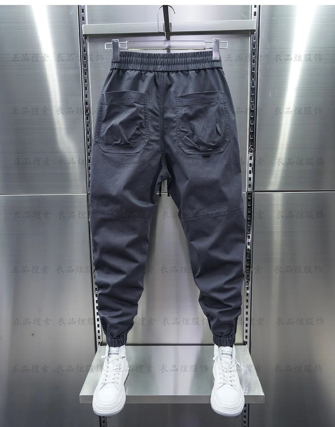 Multi-Pocket Cargo Hosen Einfarbig Casual Harem Bleistift Hosen Outdoor Jogging Jogginghose Luxus Marke männer Kleidung.