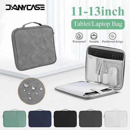 Laptop Bag for 11-13 Inch Protective Tablet Sleeve Case Padded Carrying Case Fit for iPad Macbook Xiaomi ASUS HUAWEI Lenovo.