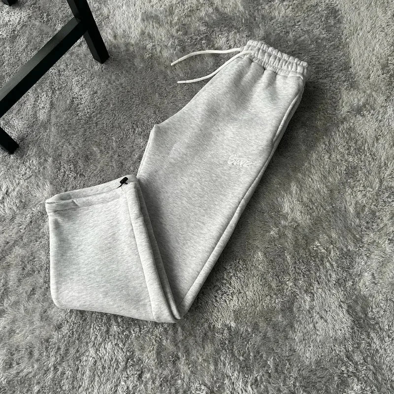 Autumn and Winter Street Casual Loose High-waisted Sweatpants Men Y2k Harajuku Hip-hop Fashion Versatile Oversized Trouser Women.