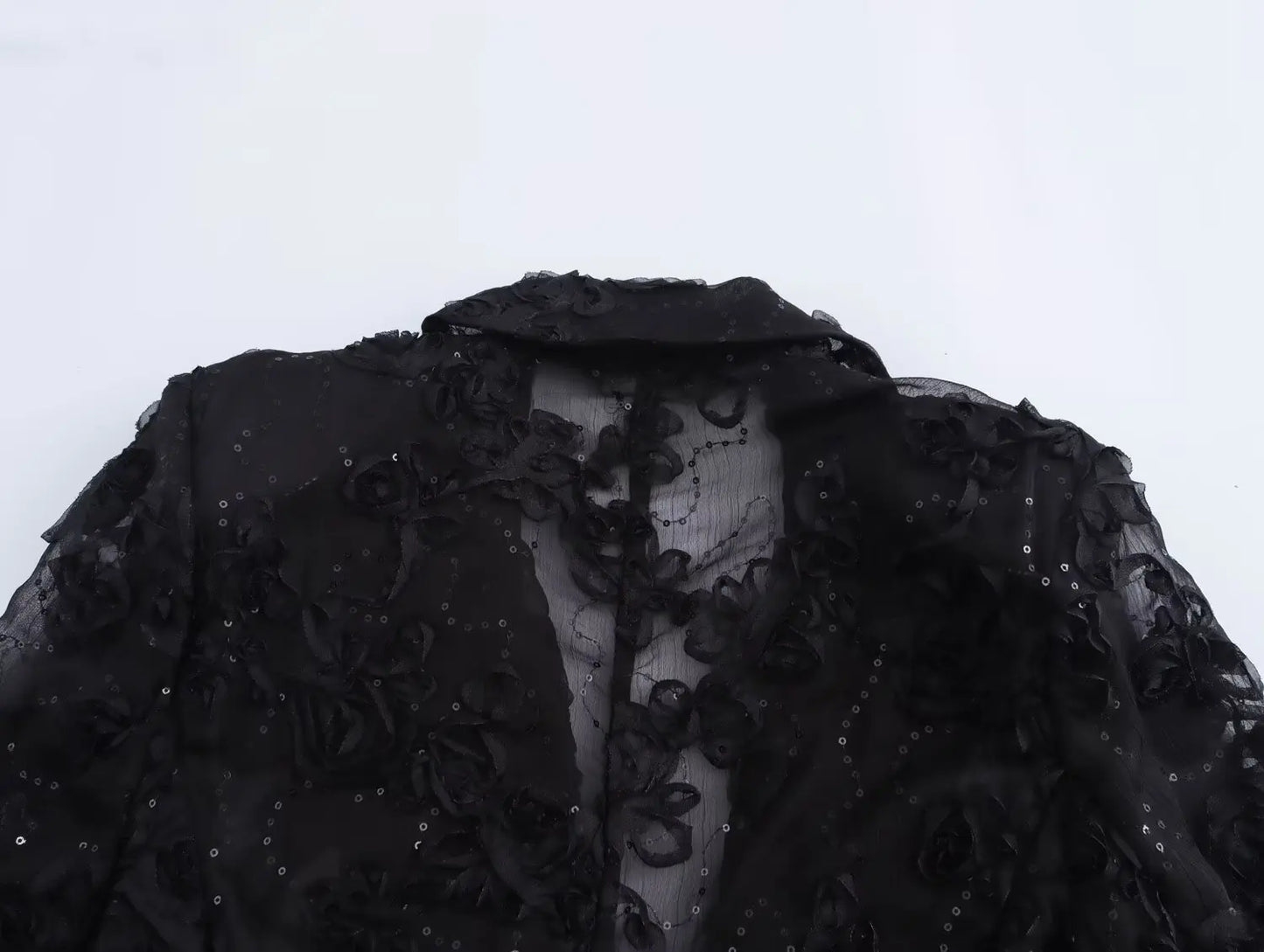 MUJER Sequin Pants Sets for Women 2 Pieces Flower Women's Pants Blazer Suits 2 Pieces Sets Women Outfit Semi Sheer Trousers Sets.