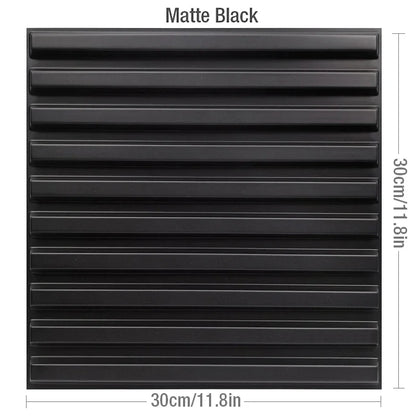 12pcs 30cm 3D textured wall panel 3D wall sticker Wood grain wall decor, suitable for living room, hall, bedroom, hotel, office