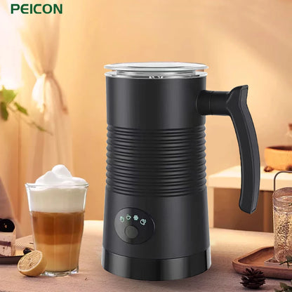 Electric Milk Frother Automatic Rotary Foamer for Coffee Cappuccino Latte 4 in 1 Hot and Cold Foam Maker Milk Frother Foamer.