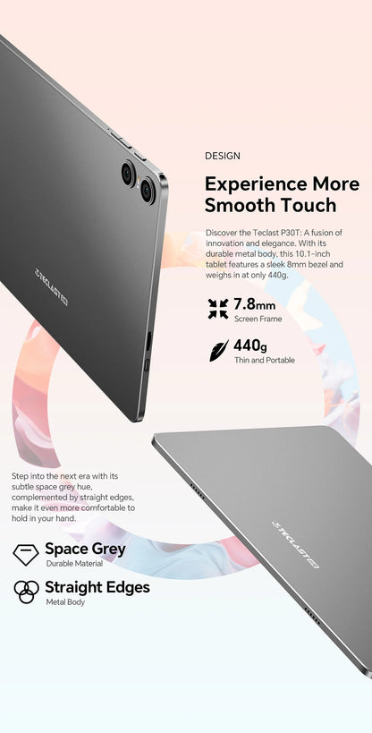 Teclast P30T Case 10-Inch Android Tablet 15 Max 12Gb Ram 128Gb Rom T606 8-Core All-In-One Keyboard/Case/Mouse/Stylus/Headphone/Stand.