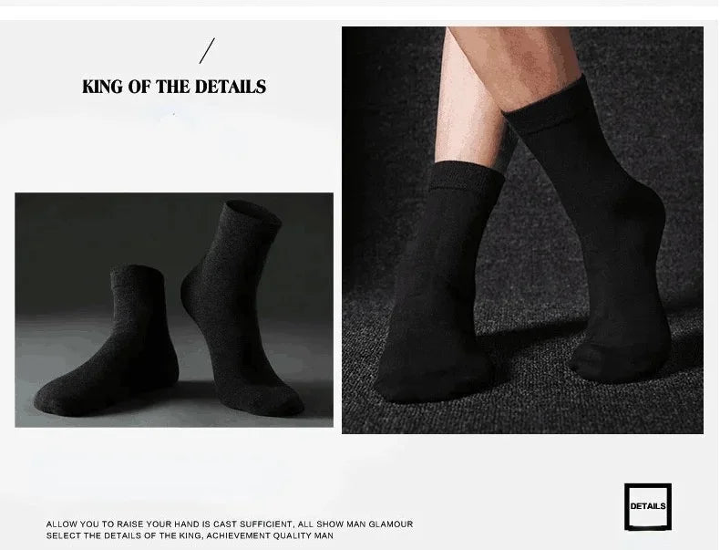 20Pcs/Lot Men's Pure Cotton Socks Plus Size Solid Color Casual Office Business Long Socks Breathable Soft Men's Socks EU39-48.