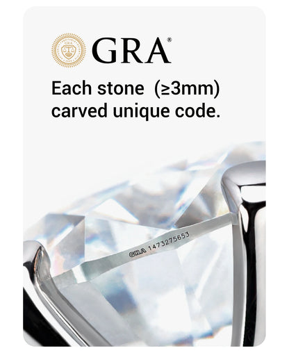 GIGAJEWE Hoop Earring Moissanite Natural Blue Color VVS1 S925 Silver 18K Gold Plated Diamond Test Passed Jewelry Woman Wife Gift.