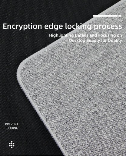 Cotton and Linen Rubber XXL Mouse Pad Gaming MousePad Large Desk Mat Gaming PC Desk Mat Keyboard Pad Computer Desk Pad.