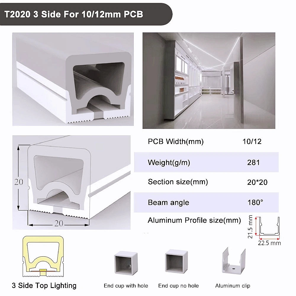 IP67 Waterproof Flexible LED Neon Silicone Light Tube for WS2812B WS2811 5050 RGB 5mm 8mm 10mm 12mm PCB Light Strip.