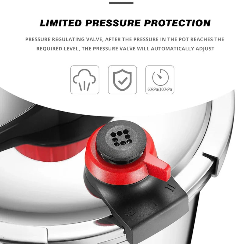 Pressure Cooker Multifunctional Pressure-Limited Explosion-proof Pressure Cooker Stainless Steel Kitchen Pressure Pot.
