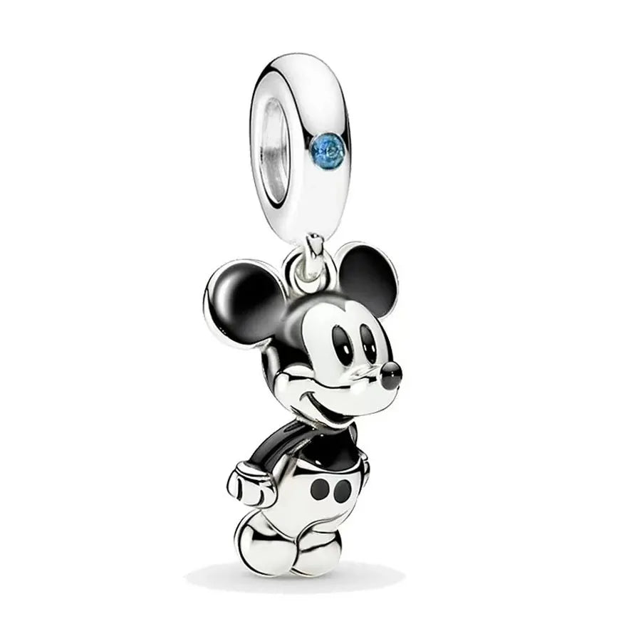 New fashion 100% S925 sterling silver Disney All-Star pendant beads, suitable for the original Pandora bracelet, women's fashion