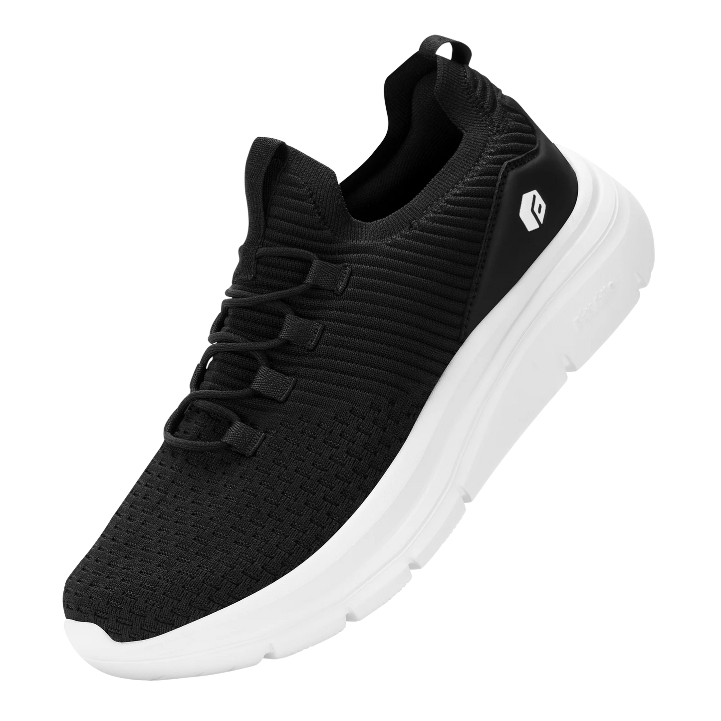 FitVille Herrenschuhe zum Hineinschlüpfen, leichte, breite Breite für Plattfüße, Plantarfasziitis, Fersenschmerzlinderung.