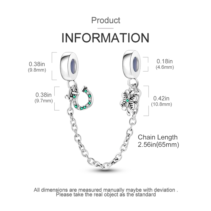 Silver Clasp 925 Sterling Silver CZ pave Clip Charms Daisy Beads Stopper Safety Chain fit Original Bangle Bracelet Jewelry Clip