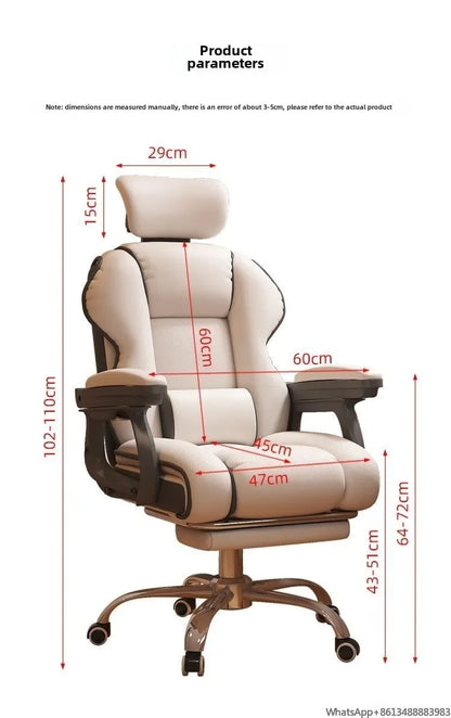 Bequemer Büro-Computerstuhl, universitätsschlafsaal, Schlafzimmer, Wohnzimmer, Spiel, Live-Streaming-Stuhl mit verstellbarer Rückenlehne