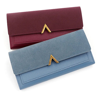 Long Purses For Women Wallet New Fashion Long Coin Purse Card Holder Small Ladies Wallet Female Hasp Mini Clutch billetera bolas