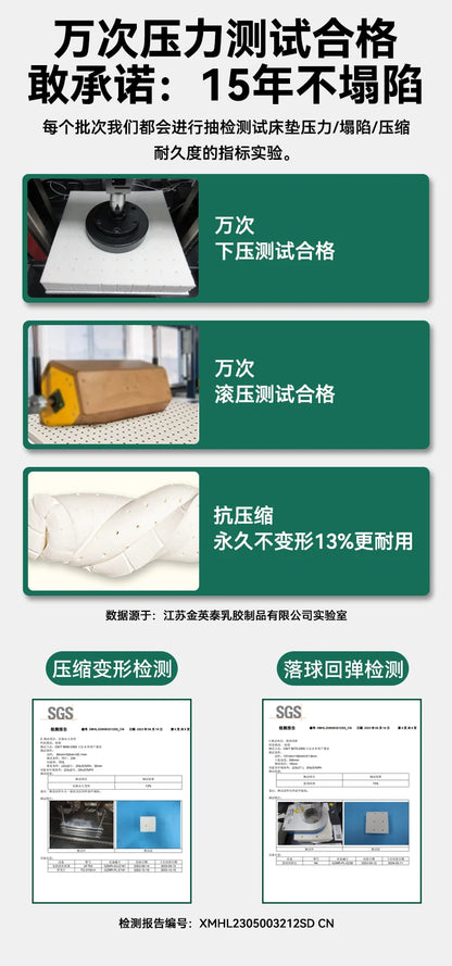 King Latex Queen Matratzen Thailand Material Twin Twin Latex Matratzen Core Sleep Koreanische Colchoneta Möbel für Schlafzimmer