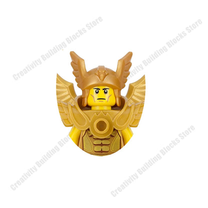 New Hot Series Gray Shark Boy Girls 3D Model DIY Building Bload Toys Classic Movie Children's Toys Gifts