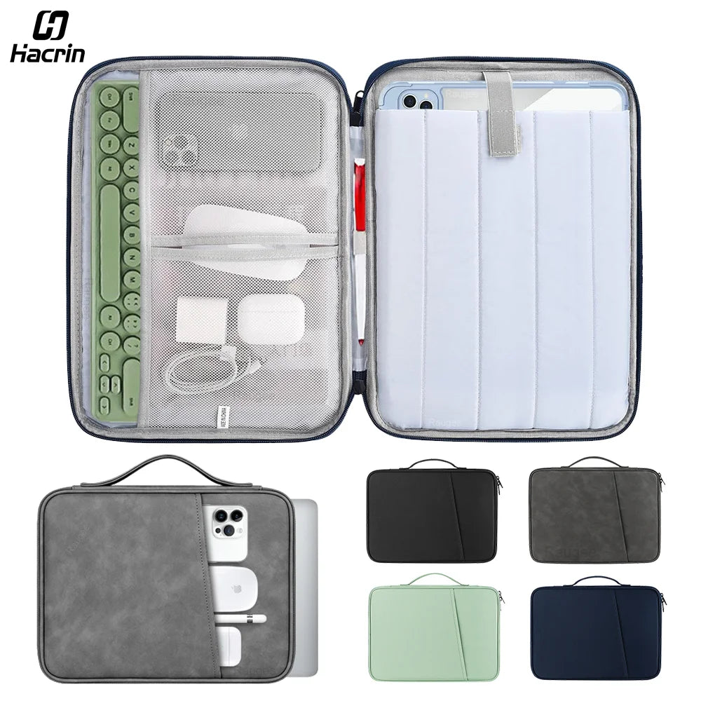 Tablet Bag For iPad Pro 12 9 11 Sleeve Pouch iPad 10th 9th 8th 7th Generation Air 5 4 3 2021 2022 13 inch Waterproof Tablet Bag.