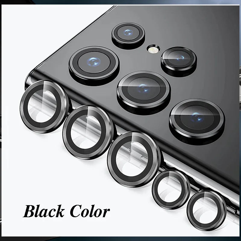 Camera Lens Protetor For Samsung S25 S24 ultra S24 S23 S22 ultra Case Tempered Glass Film Titanium Alloy Ring Phone Accessories.